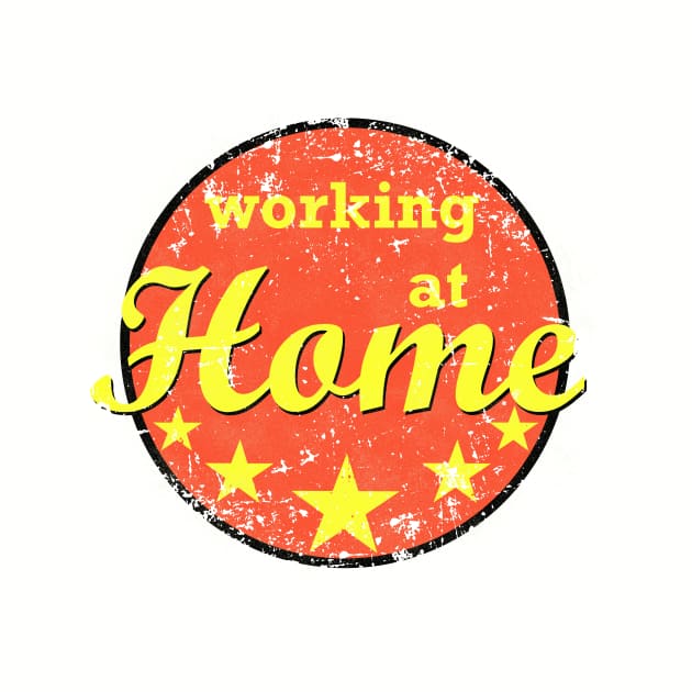working at home by vender