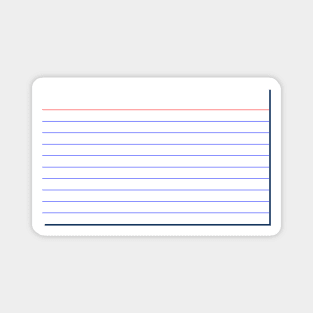 Index Card Magnet