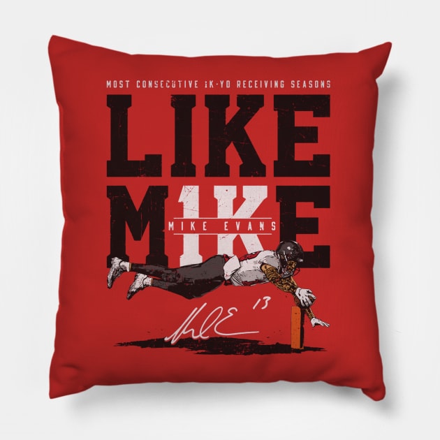 Mike Evans Tampa Bay Like Mike 1K Pillow by ClarityMacaws