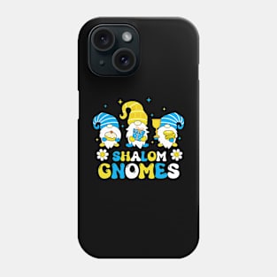 Shalom Gnomes Groovy Jew Hanukkah Pajamas Chanukah Men Women Phone Case