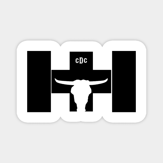 CDC Cult of the Dead Cow Magnet by carobaro