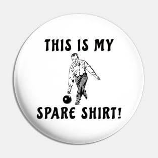 Funny Bowling Man quote Pin