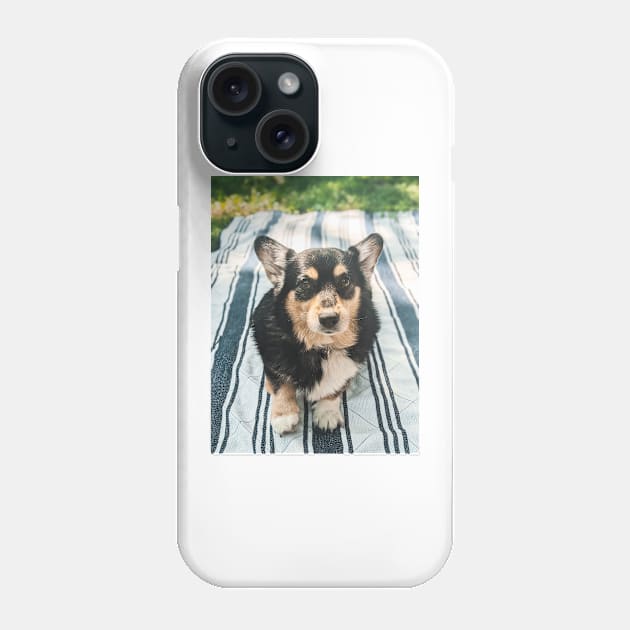 Corgi girl Phone Case by ThomasGallant