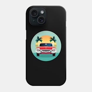 1960s Red Classic Car Paradise Phone Case