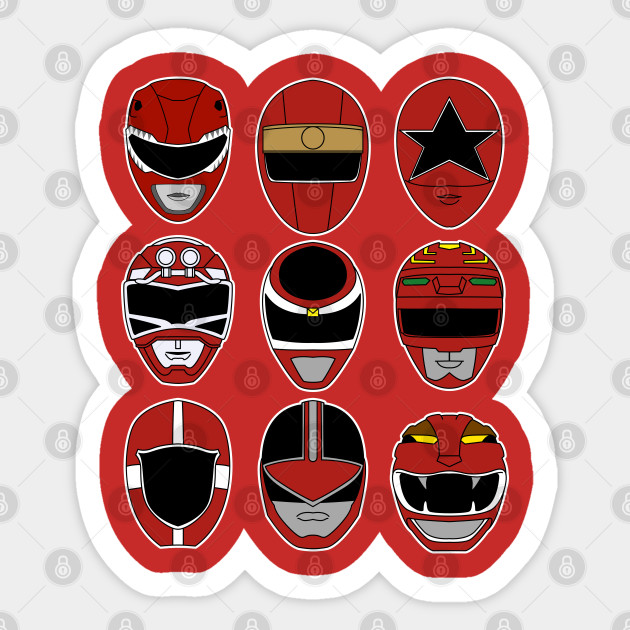 Forever Red - Power Rangers - Sticker