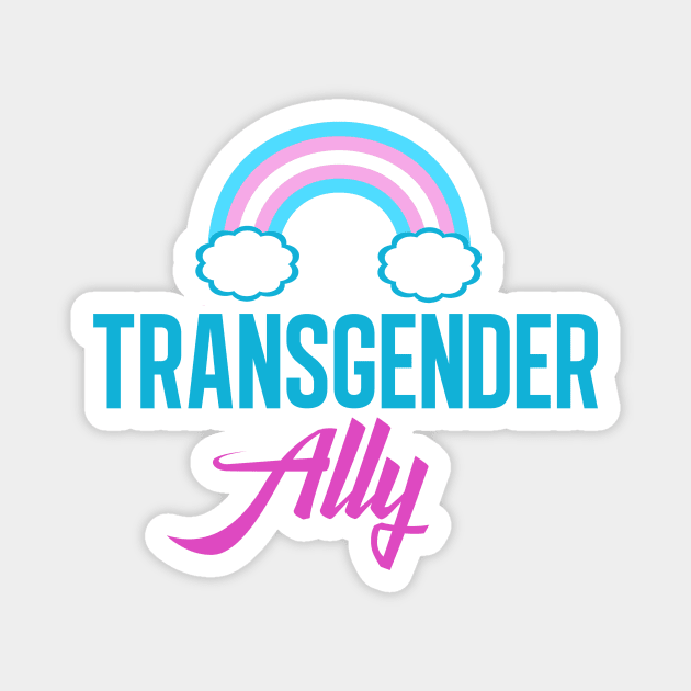 Transgender Ally Magnet by epiclovedesigns