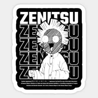Stickers Zenitsu - Demon Slayer - Daëlys Art