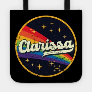 Clarissa // Rainbow In Space Vintage Grunge-Style Tote