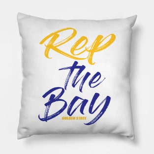 Rep The Bay Golden State Warriors Pillow