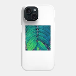 Green Leaves Symmetry Phone Case