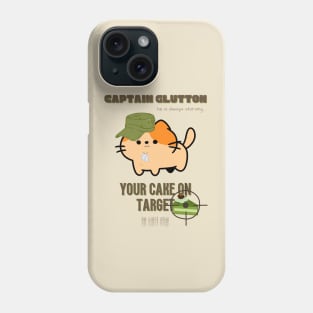 Cat Captain GLUTTON Phone Case