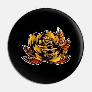 Golden yellow roses Pin