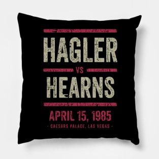 VINTAGE RETRO STYLE - Hagler vs Hearns 80S Pillow