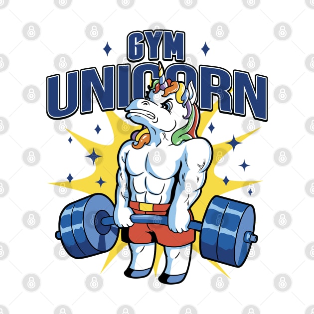 Fitness Fantasy The Mythical Gym Unicorn by Life2LiveDesign