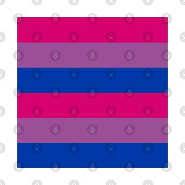 Bisexual Striped Pride Flag by Merch4Days