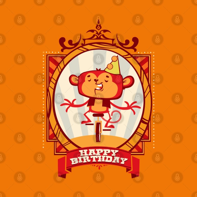 happy birthday monkey by richhwalsh