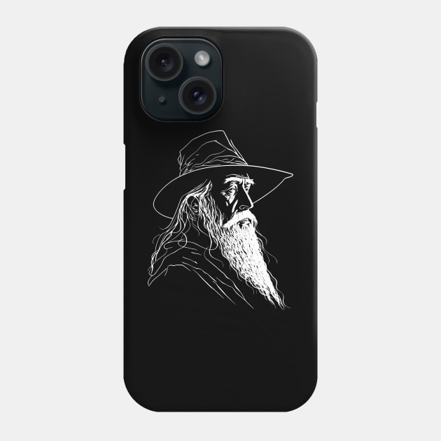 The Grey Wizard Phone Case by DesignedbyWizards