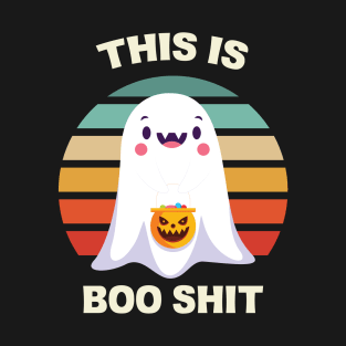 This Is Boo Sheet Ghost Retro T-Shirt