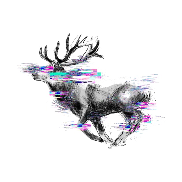 Glitched ! by Le Cerf Noir