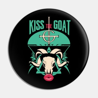 kiss the goat Pin