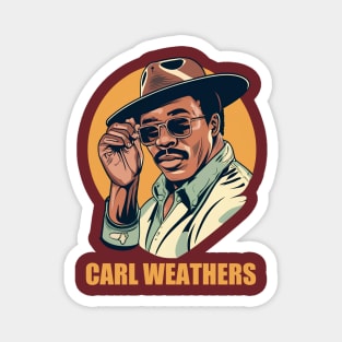 Carl Weathers - Vintage Style Magnet