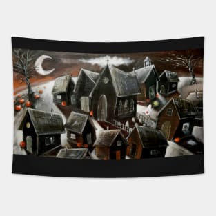 The Last Trick or Treater Tapestry