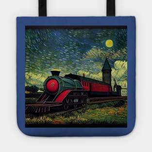 Starry Night Wizarding Express Train Tote