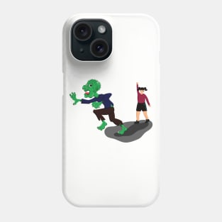 Halloween Hesitant Zombie Phone Case