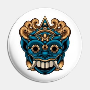 Indonesian Mask 1.5 Pin