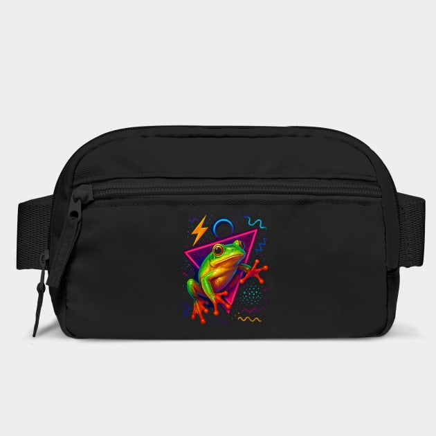 Retro Neon Squirrel Tree Frog by Reptiq's Store