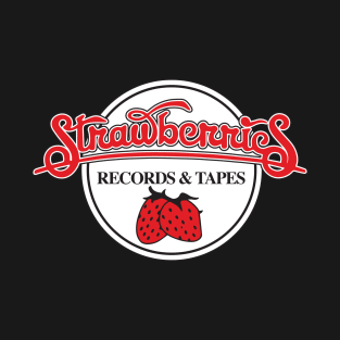 Strawberries Records & Tapes T-Shirt