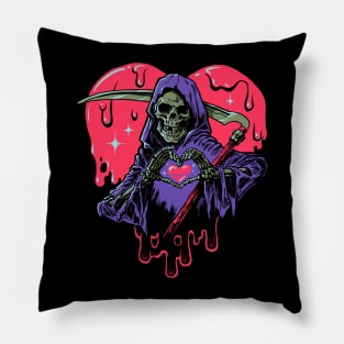 Heart Hands Reaper Pillow