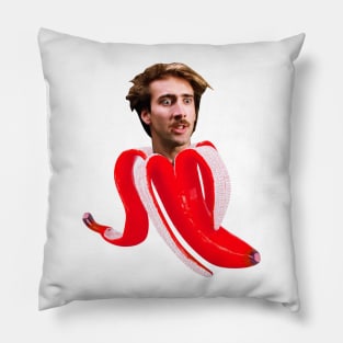 Nicholas cage banana Pillow