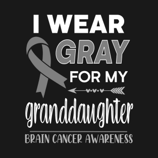 I Wear Gray For My Granddaughter T-Shirt