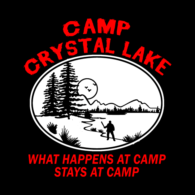 Camp Crystal Lake - Horror Movie Scene by Halloween Merch