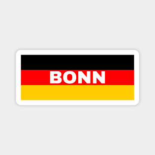 Bonn City in German Flag Magnet