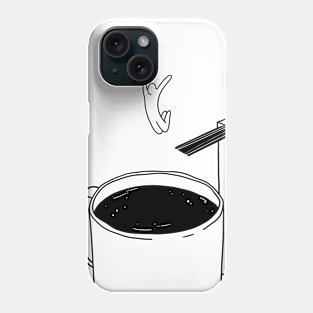 Coffee lover - Illustration Drawing Lineart Minimal Doodle Phone Case