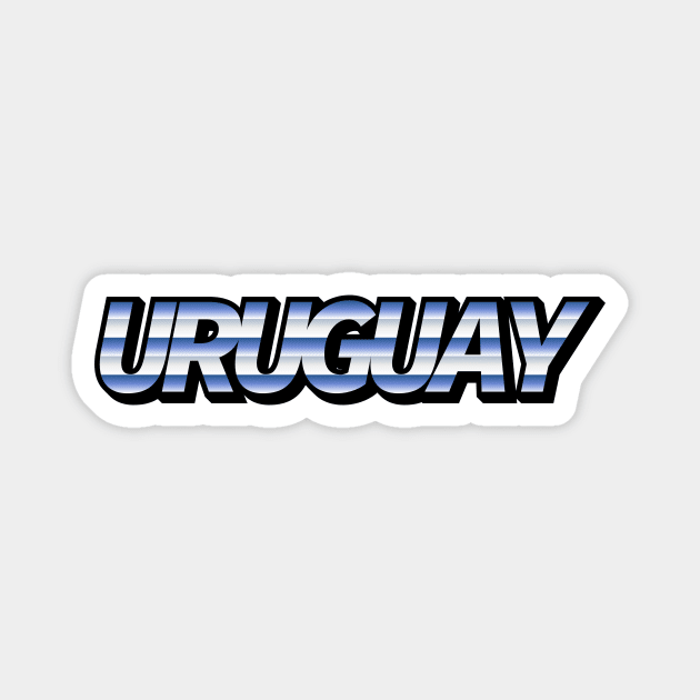 Uruguay Magnet by Sthickers