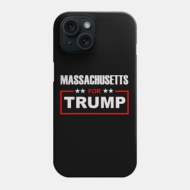 Massachusetts for Trump Phone Case by ESDesign