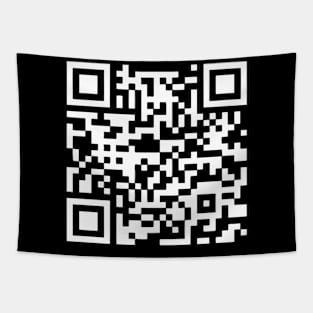 trump qr code Tapestry