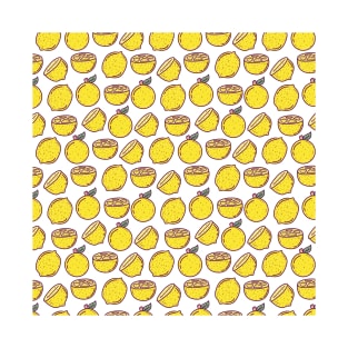 Fresh Lemons - Cute Lemon Pattern T-Shirt