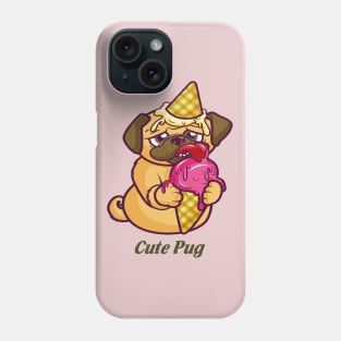 Cute pug Phone Case