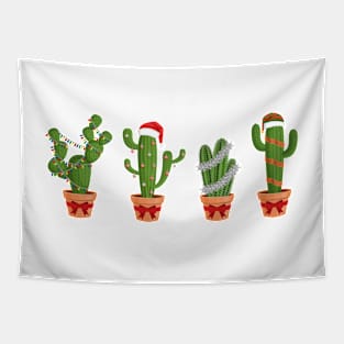 Christmas Cactus Tapestry