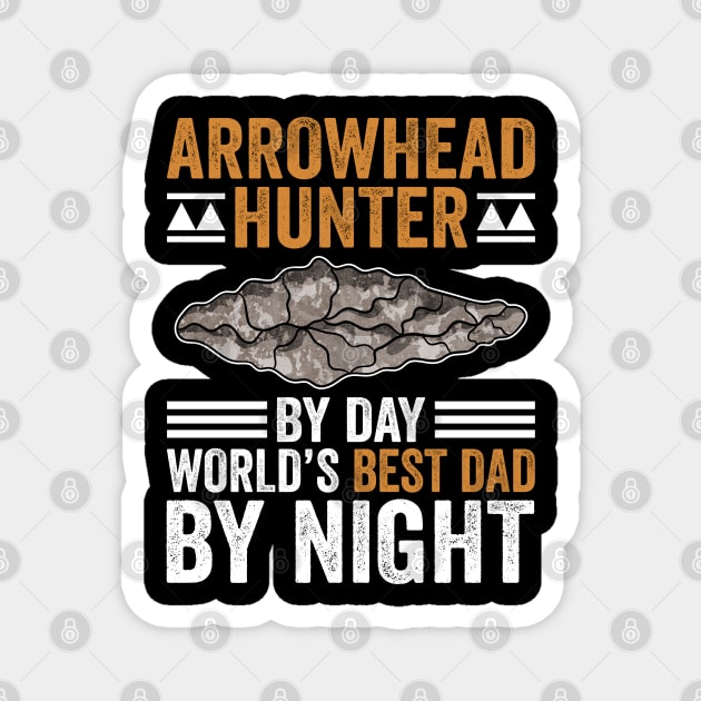 Arrowhead Hunter und best Dad Magnet by MzumO