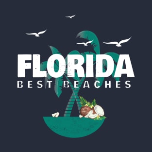 Florida Best Beaches Best Tshirt for summer Vacation T-Shirt