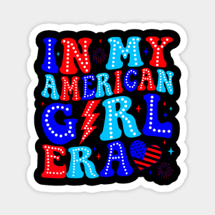 In My American Girl Era Groovy American Girl 4th Of July Magnet