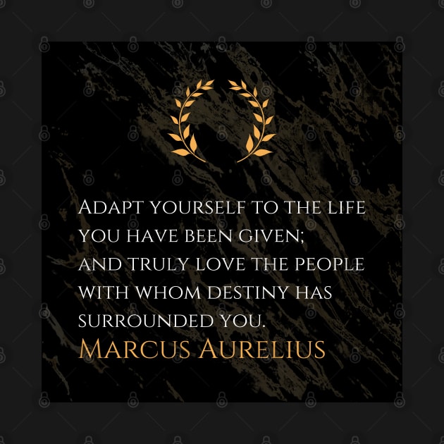 Marcus Aurelius's Counsel: Love the Life You're Given by Dose of Philosophy