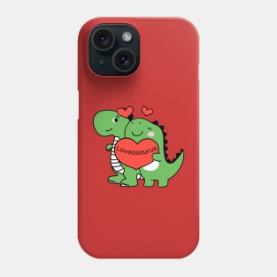 Valentines Day Loveasaurus Phone Case