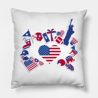 I love America Pillow