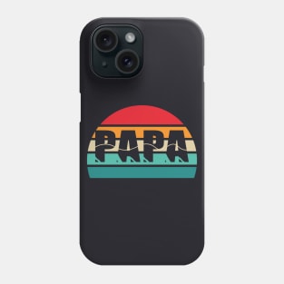 Papa Father's Day Present For Dad Daddy Dada Grandpa T-Shirt Phone Case